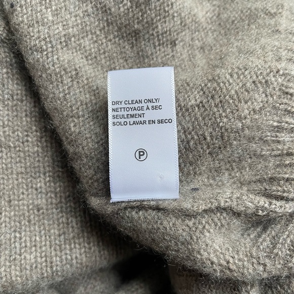 James Perse Heather Gray Heavyweight Cashmere Cardigan Sweater - Picture 8 of 8